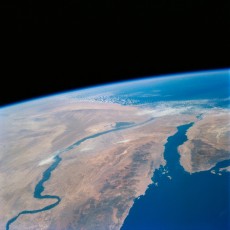 <strong>River Nile Satellite View</strong>